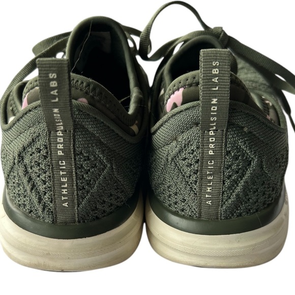 APL Techloom Phantom sneakers green white athletic running comfort Size 9.5 - Picture 5 of 11